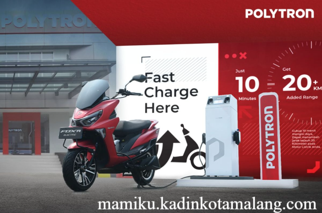 Polytron Rilis Fast Charger Portabel untuk Motor Listrik